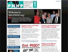 Tablet Screenshot of md.pnhp.org